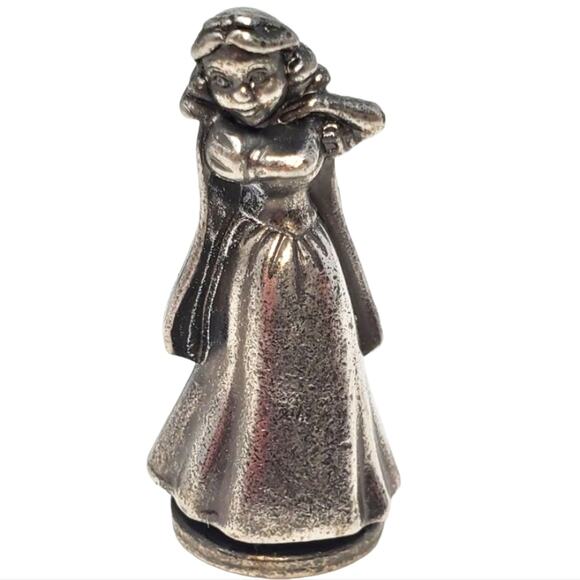 Disney Snow White Small Pewter Monopoly Piece Figure - Picture 1 of 11